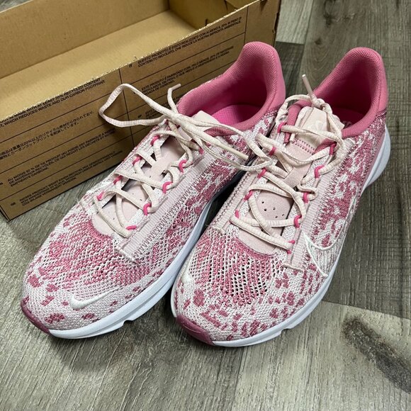 Nike Athletic Superrep Go 3 Flyknit Next Nature Shoes Desert Pink NWT Size 9.5